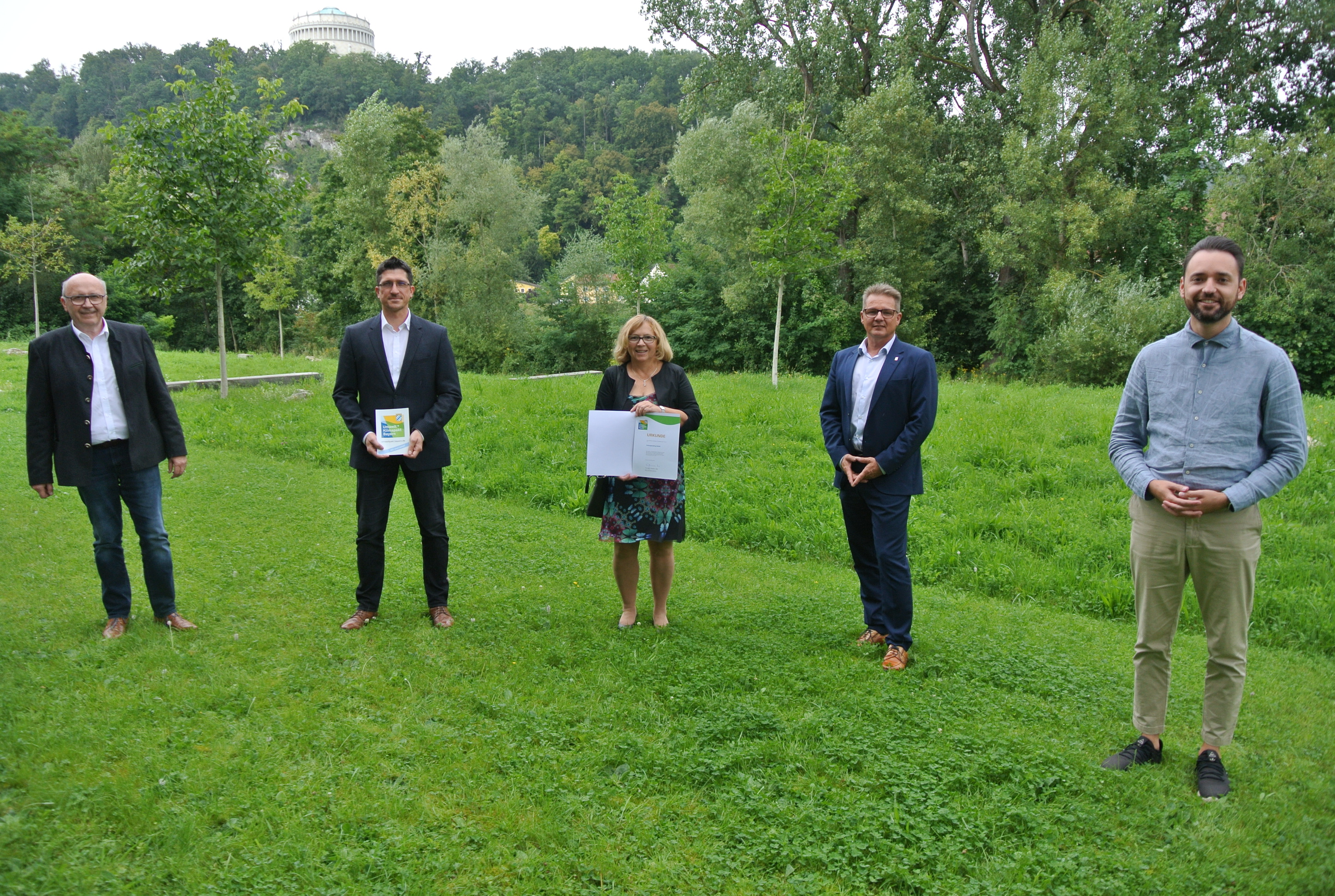 Auszeichnung Umwelt- und Klimapakt: Firma Scheugenpflug GmbH aus Neustadt a. d. Donau