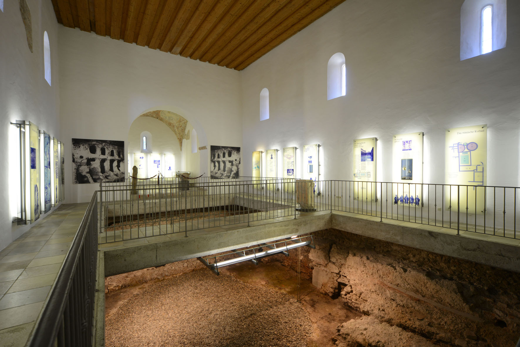 Römisches Museum in Bad Boegging - Blick Altarraum