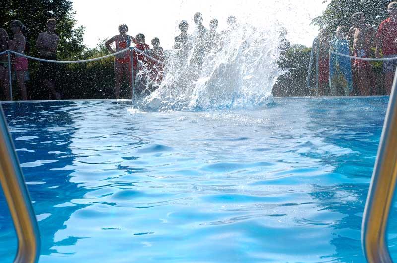 Freibad Siegenburg - Wasserspritzen