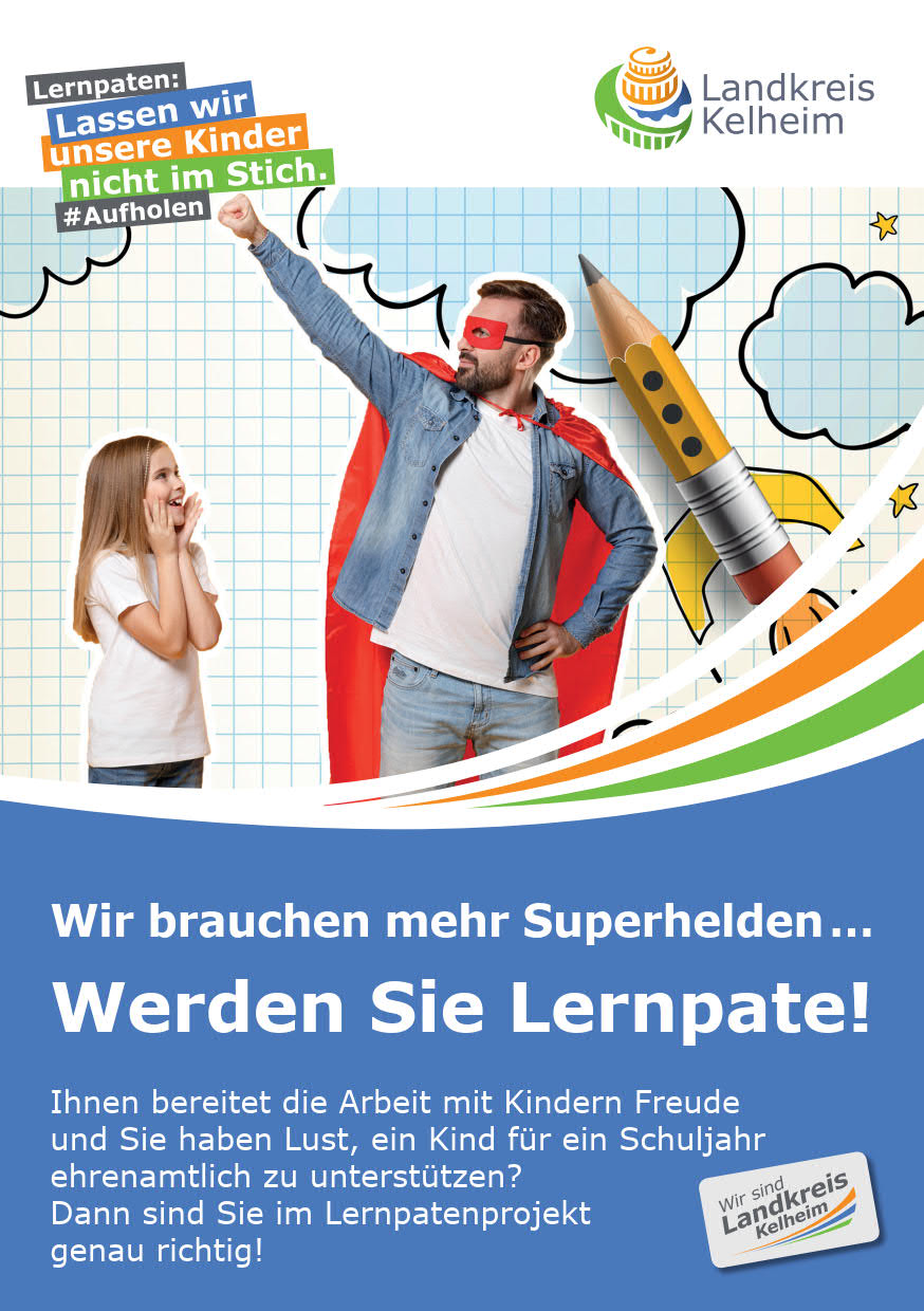 Lernpaten im Landkreis Kelheim gesucht: Informationsveranstaltung am 2