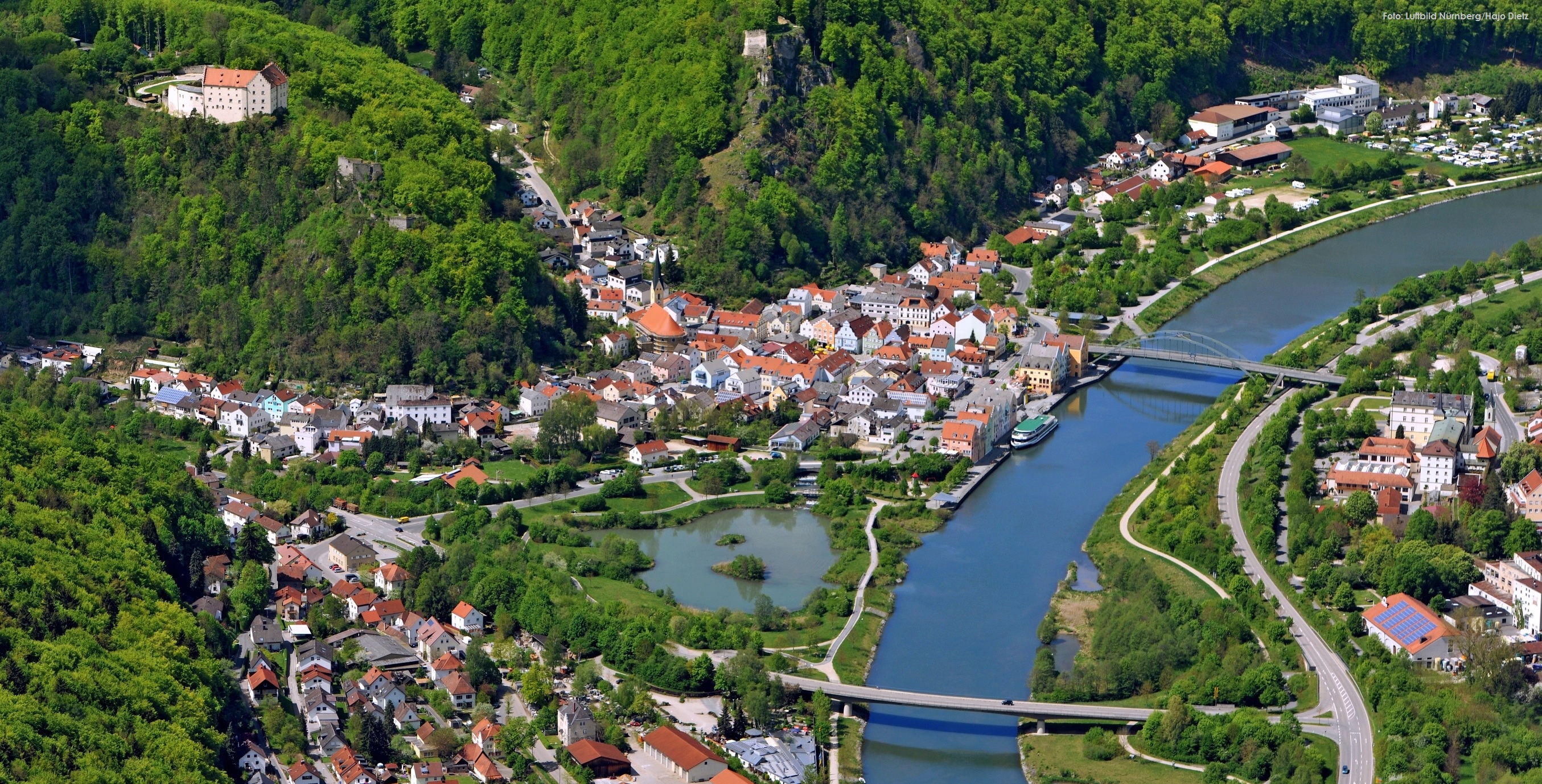 Luftaufnahme von Riedenburg