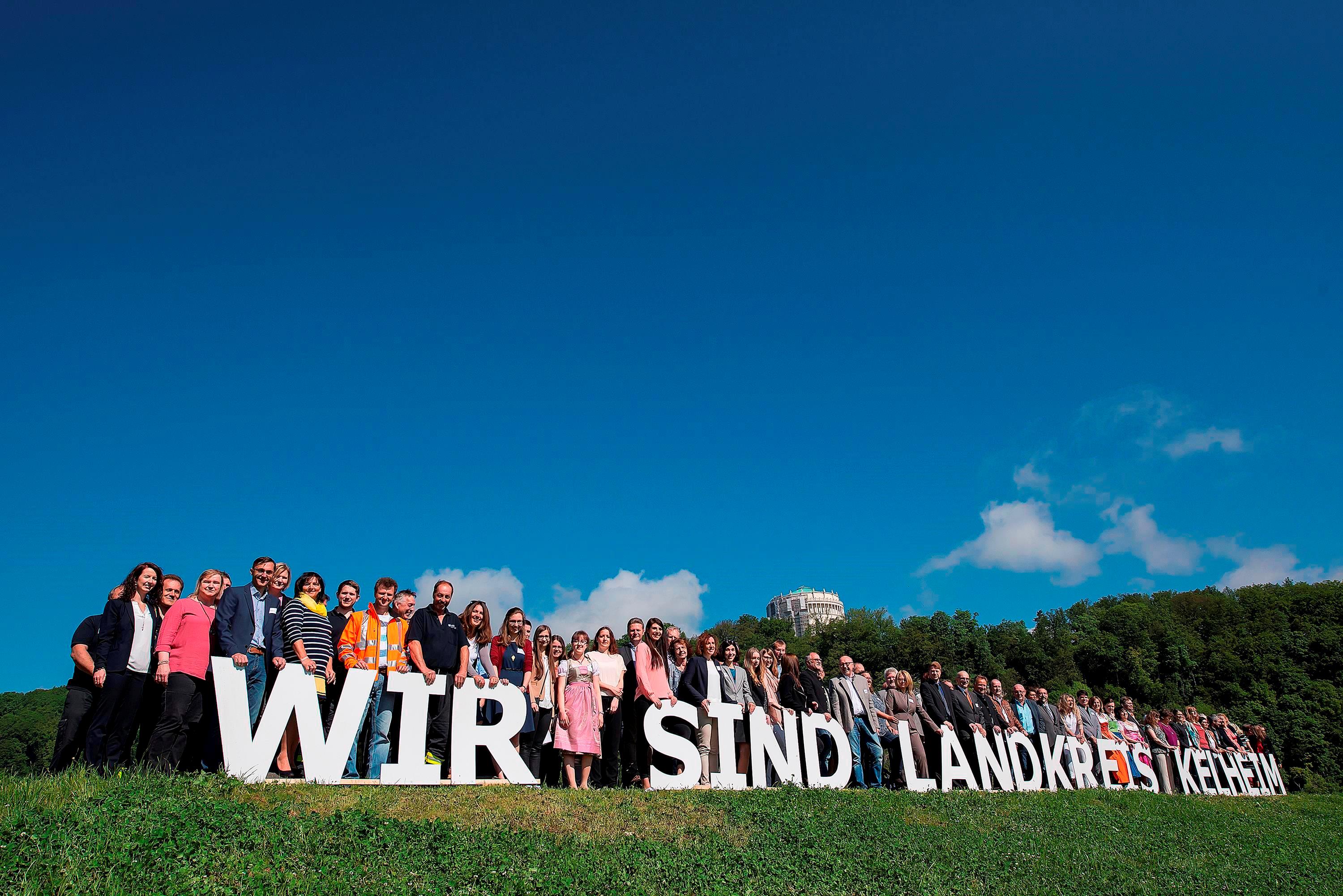 Gruppenbild "Wir sind Landkreis Kelheim"