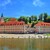 Kloster Weltenburg mit Fluss und Strand Kloster Weltenburg mit Fluss und Strand