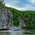 Donaudurchbruch mit Felsformation und Schiff Donaudurchbruch mit Felsformation und Schiff