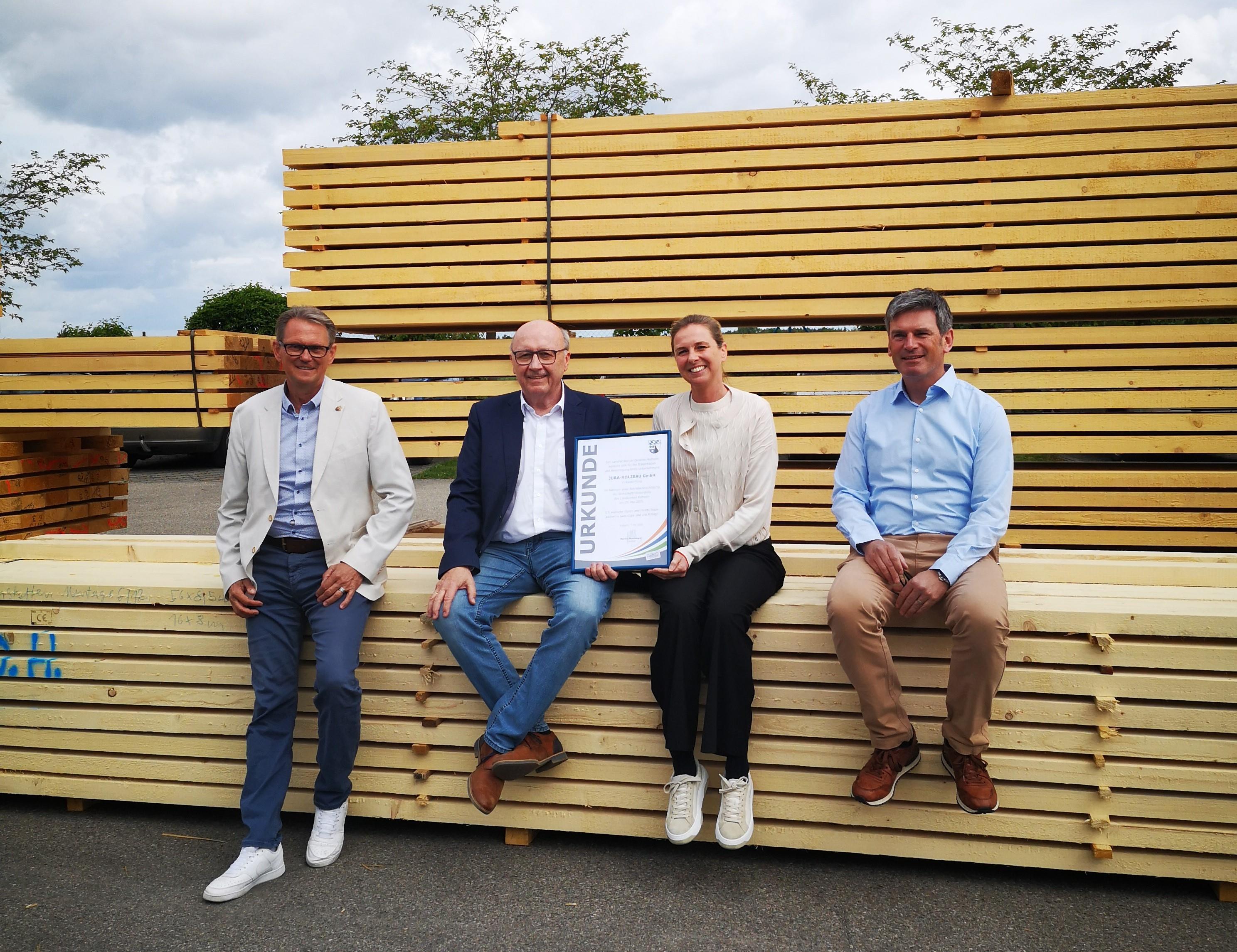 Unternehmensbesuch bei der JURA-HOLZBAU GmbH in Riedenburg