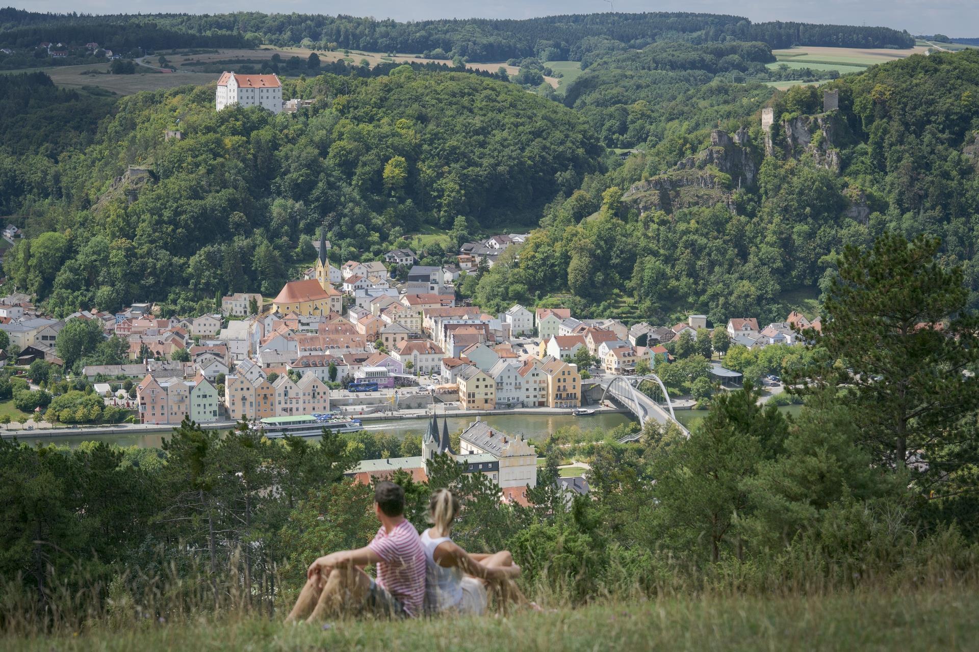 Blick auf Riedenburg