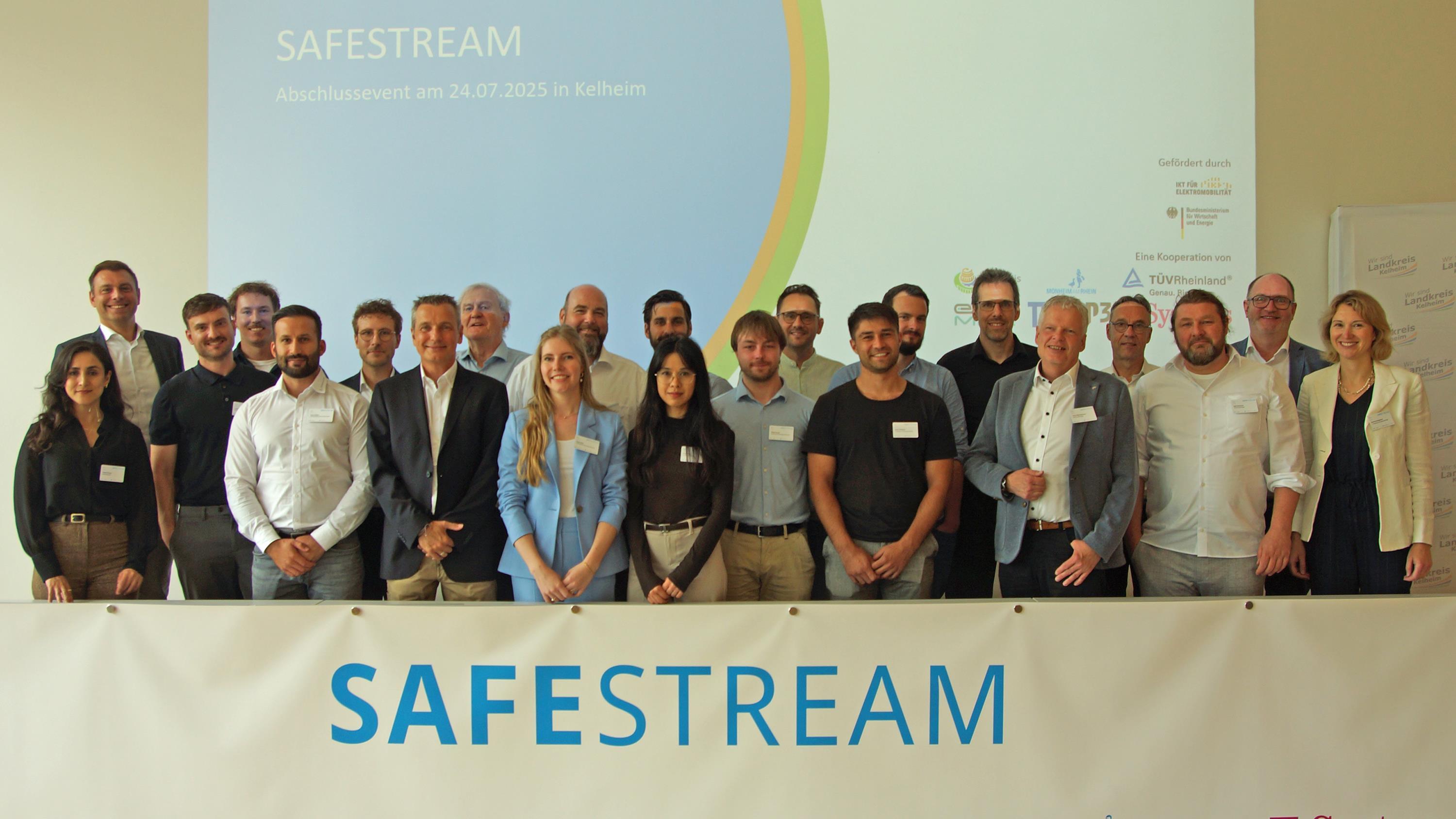 Die Teilnehmer des Abschlussevents zum Forschungsprojekt SAFESTREAM