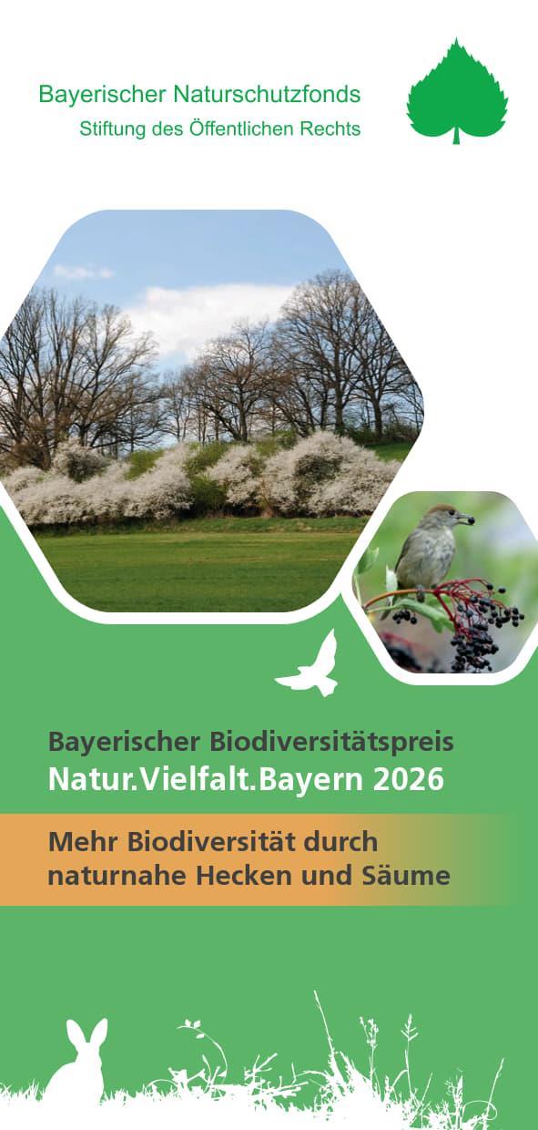 Bayerischer Biodiversitätspreis Natur.Vielfalt.Bayern 2026