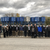 Ein Gruppenbild der Delegation aus Kenia im Hafen Kelheim
