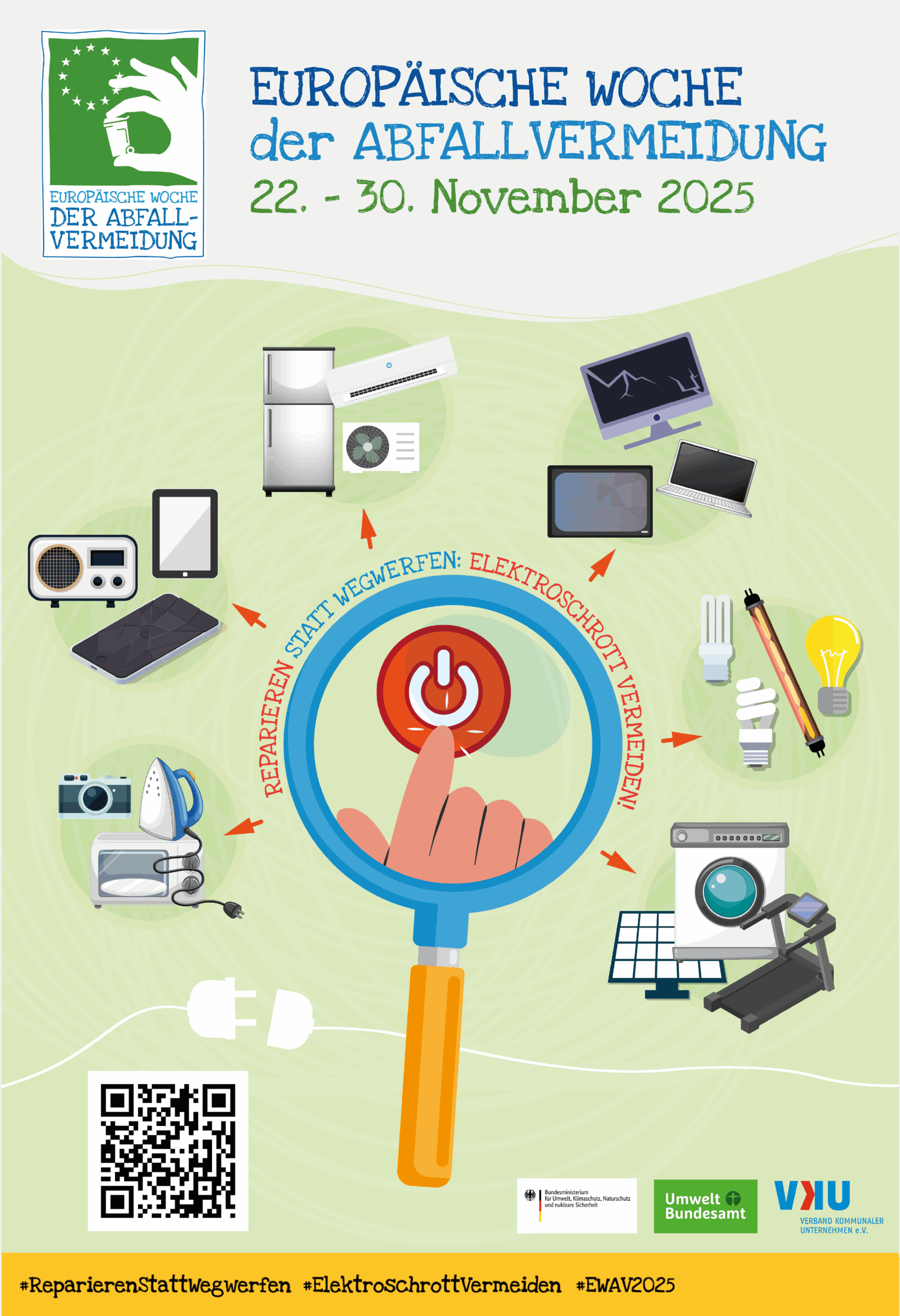 Poster Europäische Woche der Abfallvermeidung 2025