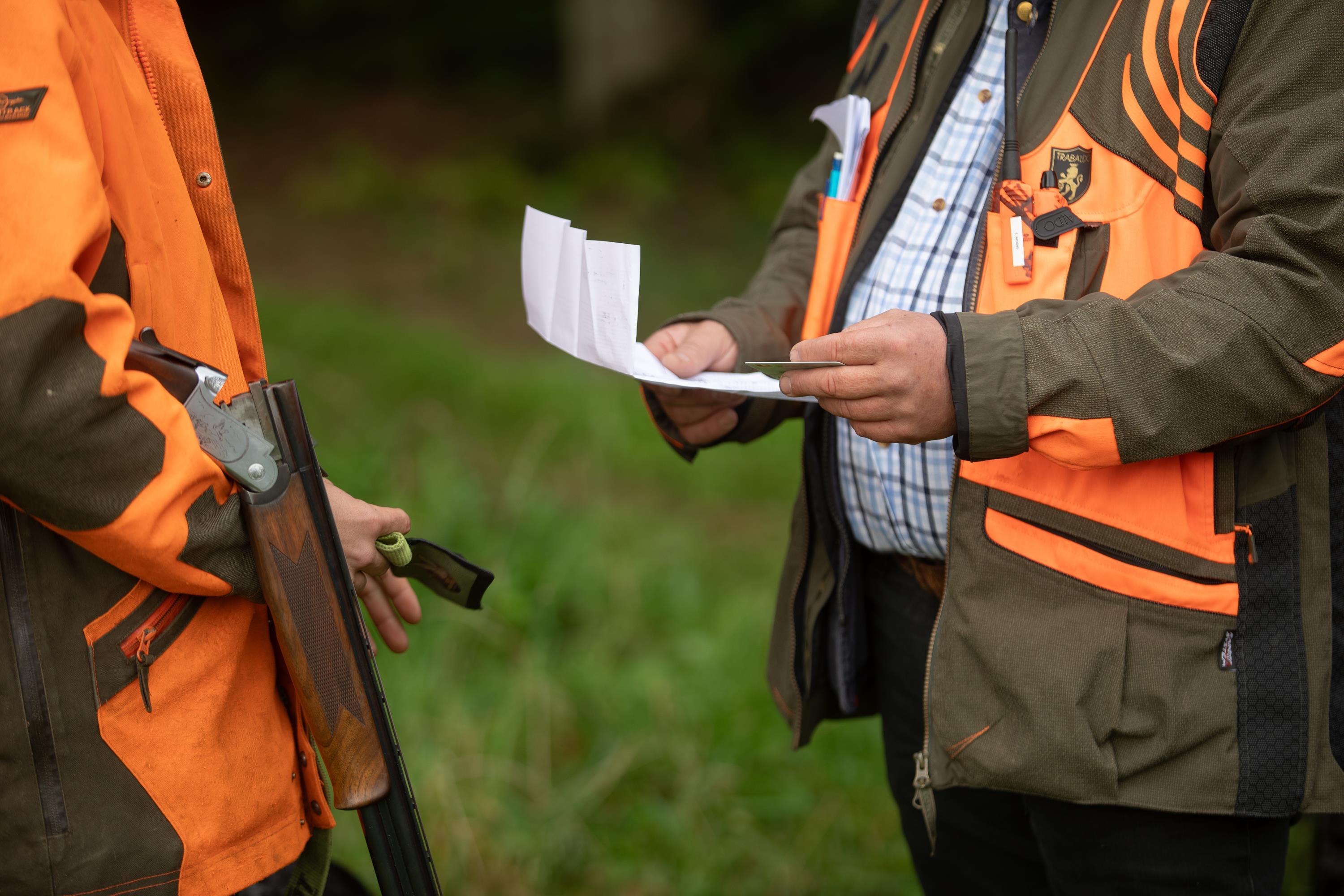 Prüfung eines Jagdscheins