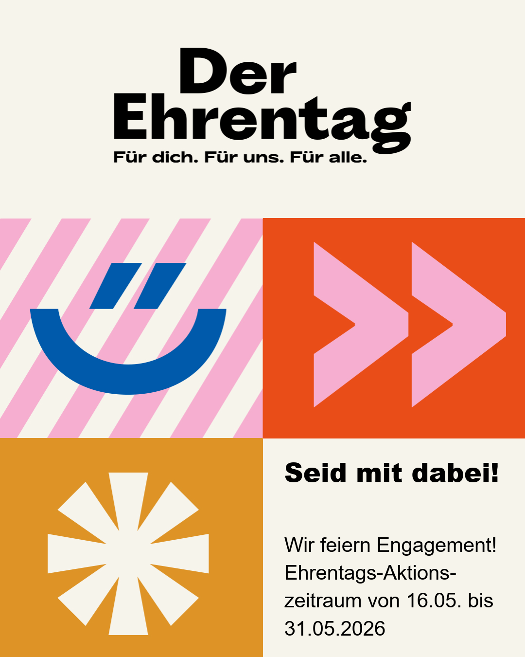Plakat zum Ehrentag