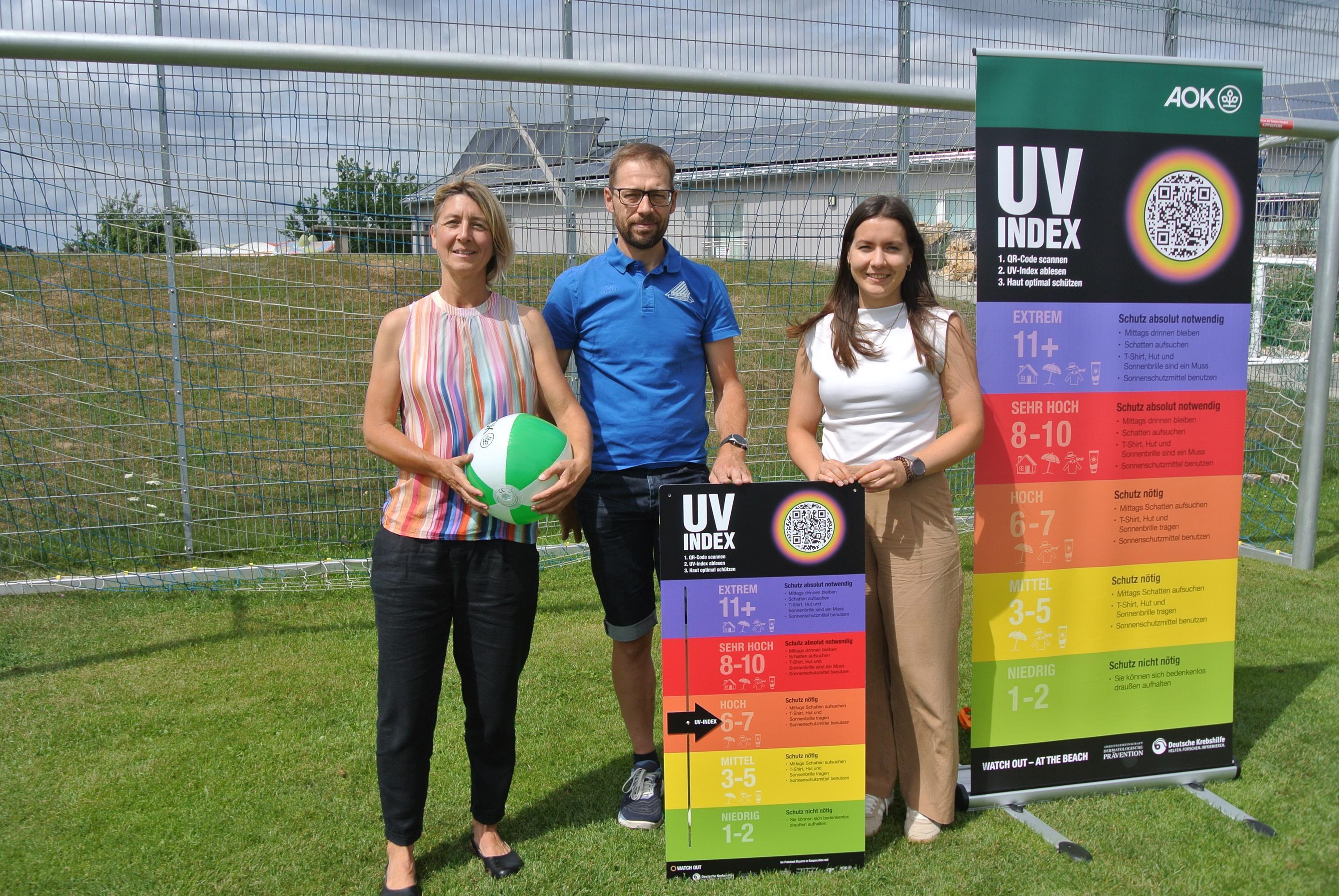 UV-Index-Tafel für den SG Painten 