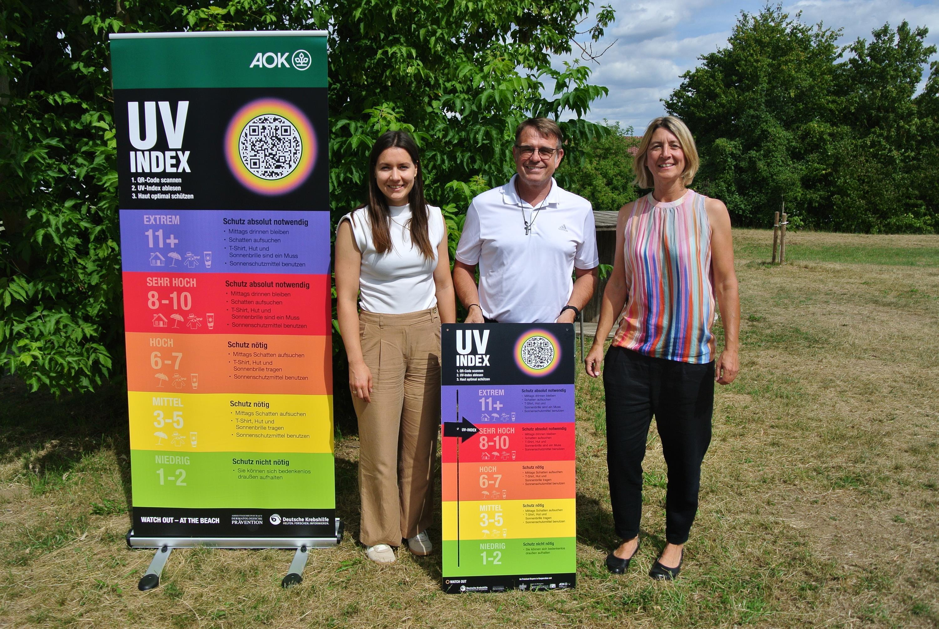UV-Index-Tafel für den RSC Kelheim 