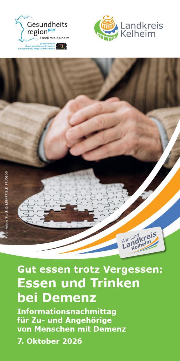 „Gut essen trotz Vergessen“ – Informationsnachmittag für pflegende Ang