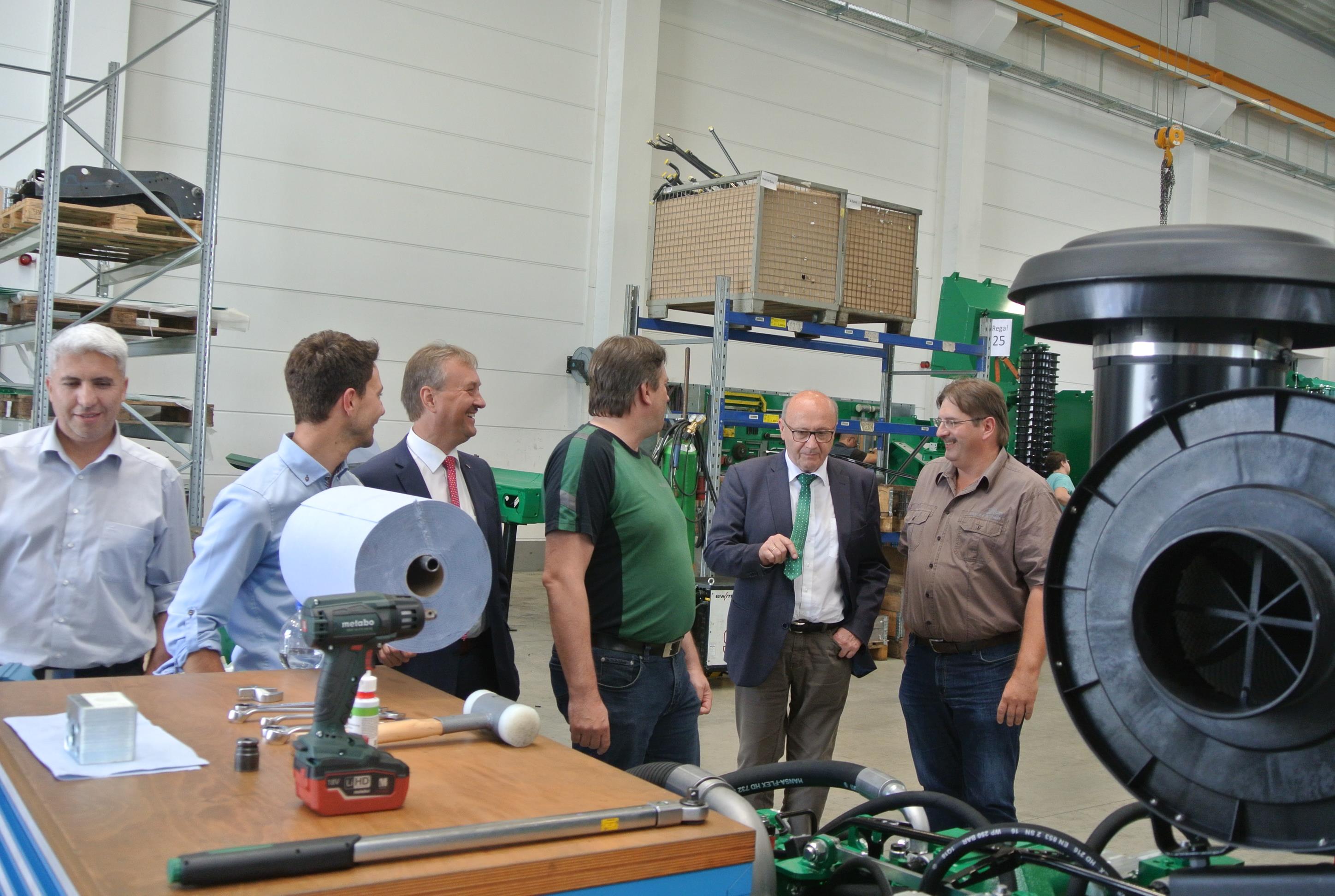 Betriebsbesuch Fa. Albach Maschinenbau GmbH Langquaid