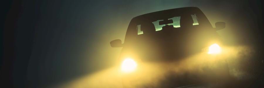 Verkehrssicherheitsbeauftragter Nebel Sicht Weg Gas Weg